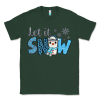 Sports Green let it snow snowman coffee Classic Tee - JahusDesignShop