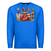 True Royal christmas reindeer coffee Premium Sweatshirt - CowGirlArtShop