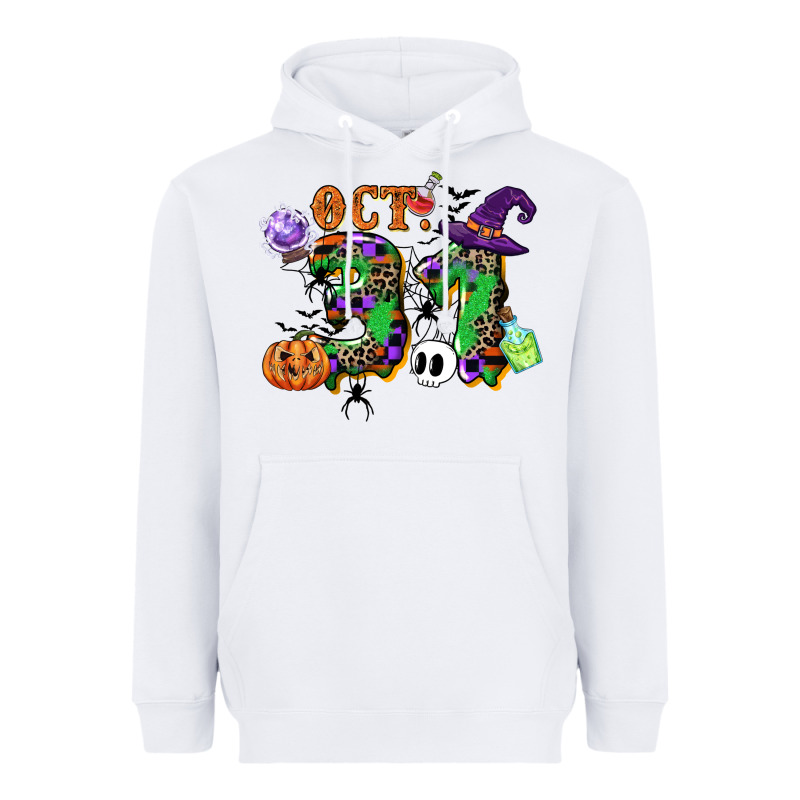 October 31 Heavyweight Hoodie by CowGirlArtShop | Teevron