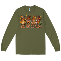 Army Green 'tis the season gnomies bbs Long Sleeve Tee - BundleAndBundleShop