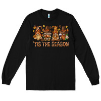 Black 'tis the season gnomies bbs Long Sleeve Tee - BundleAndBundleShop