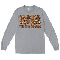 Heather Grey 'tis the season gnomies bbs Long Sleeve Tee - BundleAndBundleShop