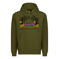 Army Green days till halloween Premium Hoodie - CowGirlArtShop