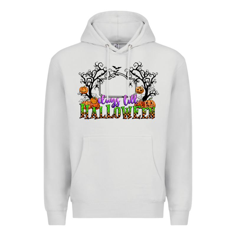 Days Till Halloween Premium Hoodie by CowGirlArtShop | Teevron