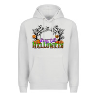 Dove Grey days till halloween Premium Hoodie - CowGirlArtShop