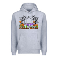 Heather Grey days till halloween Premium Hoodie - CowGirlArtShop