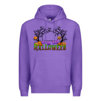 Purple days till halloween Premium Hoodie - CowGirlArtShop