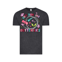 Vintage Black you give me butterflies Vintage Tee - MaliasSmallBusiness