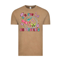 Vintage Coffee you give me butterflies Vintage Tee - MaliasSmallBusiness