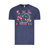 Vintage Denim you give me butterflies Vintage Tee - MaliasSmallBusiness
