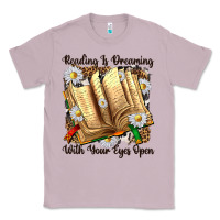 Lilac reading is dreaming with your eyes open Classic Tee - NancyCooperArtShop
