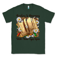 Sports Green reading is dreaming with your eyes open Classic Tee - NancyCooperArtShop