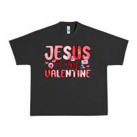 Pigment Black jesus is my valentine Urban Heavy Tee - MaliasSmallBusiness