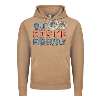 Vintage Coffee she fits me perfectly Vintage Hoodie - MaliasSmallBusiness