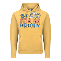 Vintage Mustard she fits me perfectly Vintage Hoodie - MaliasSmallBusiness
