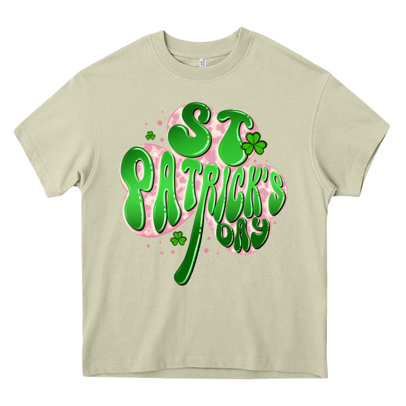 St Patricks Day Clover Heavy Core Tee by Artiststas | Teevron