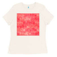 Bone valentines day xoxo seamless pattern Ladies Tee - BundleAndBundleShop