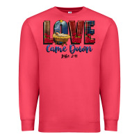 Cardinal love came down luke 2 11 Premium Sweatshirt - CowGirlArtShop