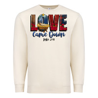 Sandshell love came down luke 2 11 Premium Sweatshirt - CowGirlArtShop