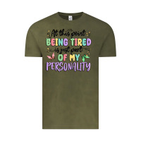 Vintage Olive at this point being tired is just part of my perso Vintage Tee - MaliasSmallBusiness