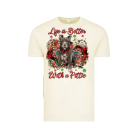 Christmas Life Is Better With A Pittie Vintage Tee | Teevron