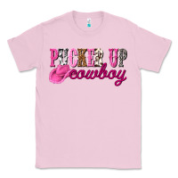 Bubblegum Pink pucker up cowboy Classic Tee - NancyCooperArtShop