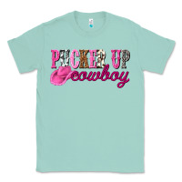 Seafoam pucker up cowboy Classic Tee - NancyCooperArtShop