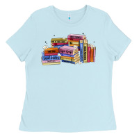 Baby Blue book tropes Ladies Tee - Artiststas