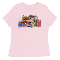 Bubblegum Pink book tropes Ladies Tee - Artiststas