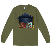 Army Green 2023 graduation hat bbs Long Sleeve Tee - BundleAndBundleShop