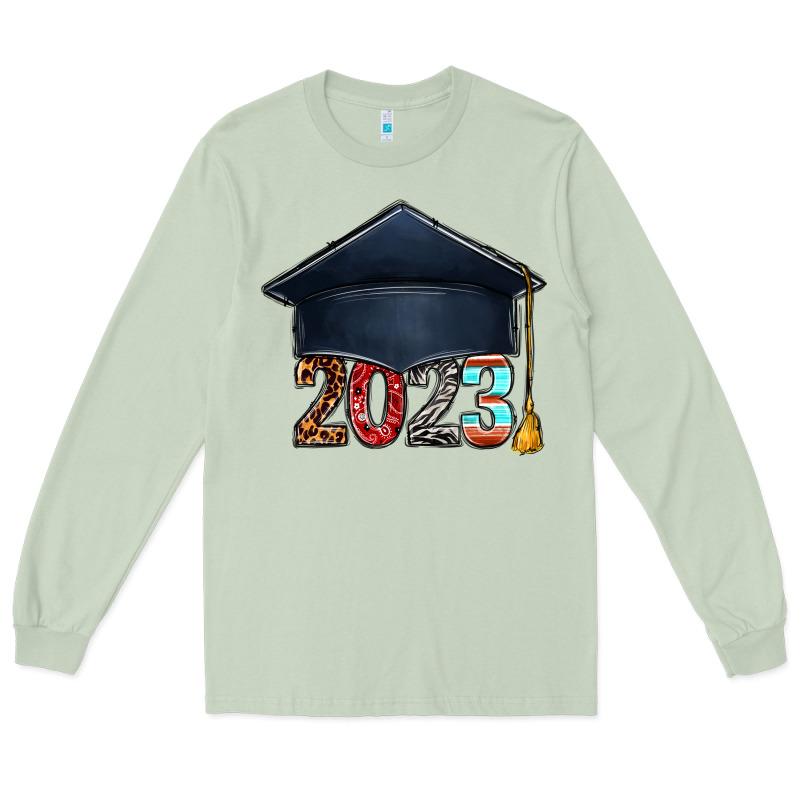 2023 Graduation Hat Bbs Long Sleeve Tee by BundleAndBundleShop | Teevron