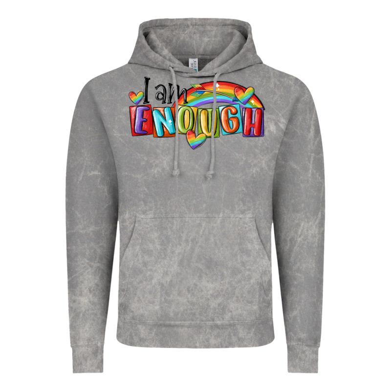 I Am Enough Lgbt Vintage Hoodie by MaliasSmallBusiness | Teevron
