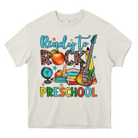 Cream ready to rock preschool Heavy Core Tee - JahusDesignShop