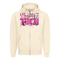 Sandshell Breast Cancer Facility Tech Zipper Hoodie - texasbilliewilder
