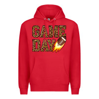 Red game day football Premium Hoodie - JahusDesignShop