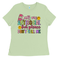 Matcha call me antisocial but please don't call me Ladies Tee - Artiststas