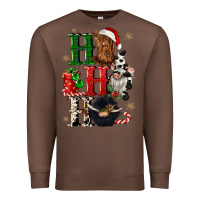 Chestnut ho ho ho heifer cow gnomies Premium Sweatshirt - CowGirlArtShop