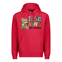 Cardinal teaching little pumpkins Premium Hoodie - CowGirlArtShop