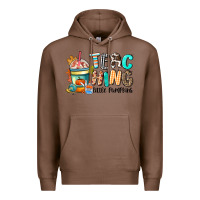 Chestnut teaching little pumpkins Premium Hoodie - CowGirlArtShop