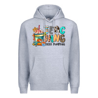 Heather Grey teaching little pumpkins Premium Hoodie - CowGirlArtShop