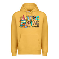 Mustard teaching little pumpkins Premium Hoodie - CowGirlArtShop