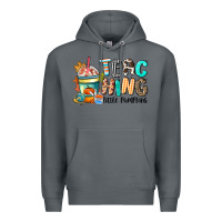 Rock teaching little pumpkins Premium Hoodie - CowGirlArtShop