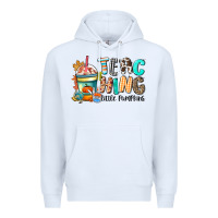 White teaching little pumpkins Premium Hoodie - CowGirlArtShop