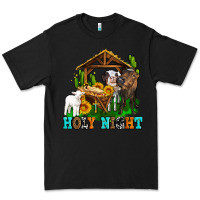 Black holy nıght cows and sunflowers Premium Tee - AdoDesignShop