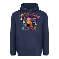 Navy hocus pocus heifer Heavyweight Hoodie - CowGirlArtShop