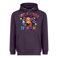 Plum hocus pocus heifer Heavyweight Hoodie - CowGirlArtShop