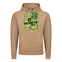 Vintage Coffee st. patrick's day shamrock Vintage Hoodie - MaliasSmallBusiness