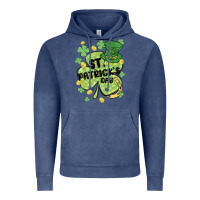 St. Patrick's Day Shamrock Vintage Hoodie | Teevron