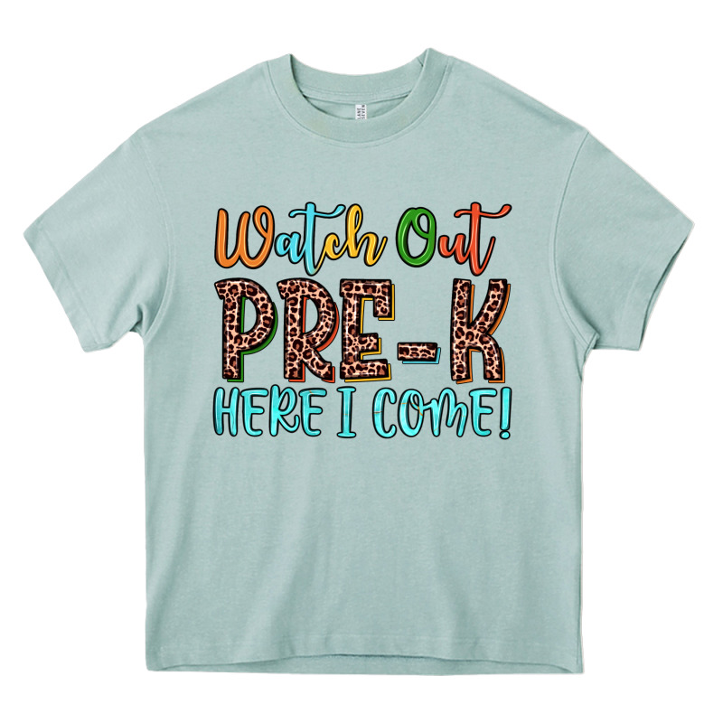 Watch Out Pre K Here I Come! Heavy Core Tee by JahusDesignShop | Teevron