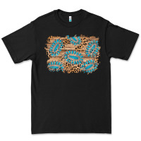 Black gemstone wood leopard background Premium Tee - AdoDesignShop